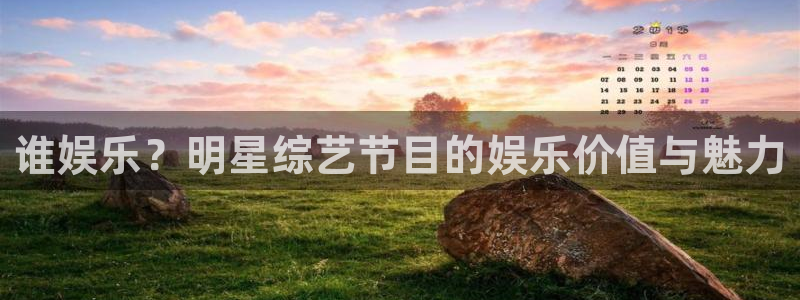 新航娱乐5注册：谁娱乐？明星综艺节目的娱乐价值与魅力