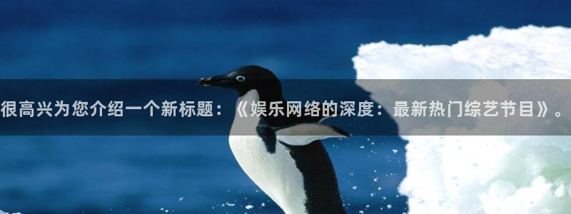 成都新航娱乐电子有限公司：很高兴为您介绍一个新标题：《娱乐网络的深度：最新热门综
