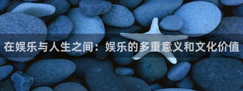 新航娱乐4登录：在娱乐与人生之间：娱乐的多重意义和文化价值